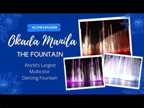 okada dancing fountain|The Fountain's Grand Comeback .